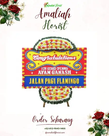 Sewa Papan Bunga Air Bakoman